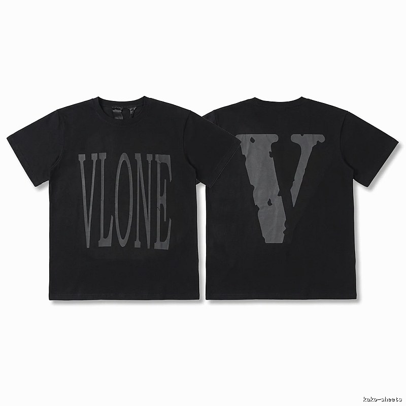 Vlone minimalist style black T-shirt